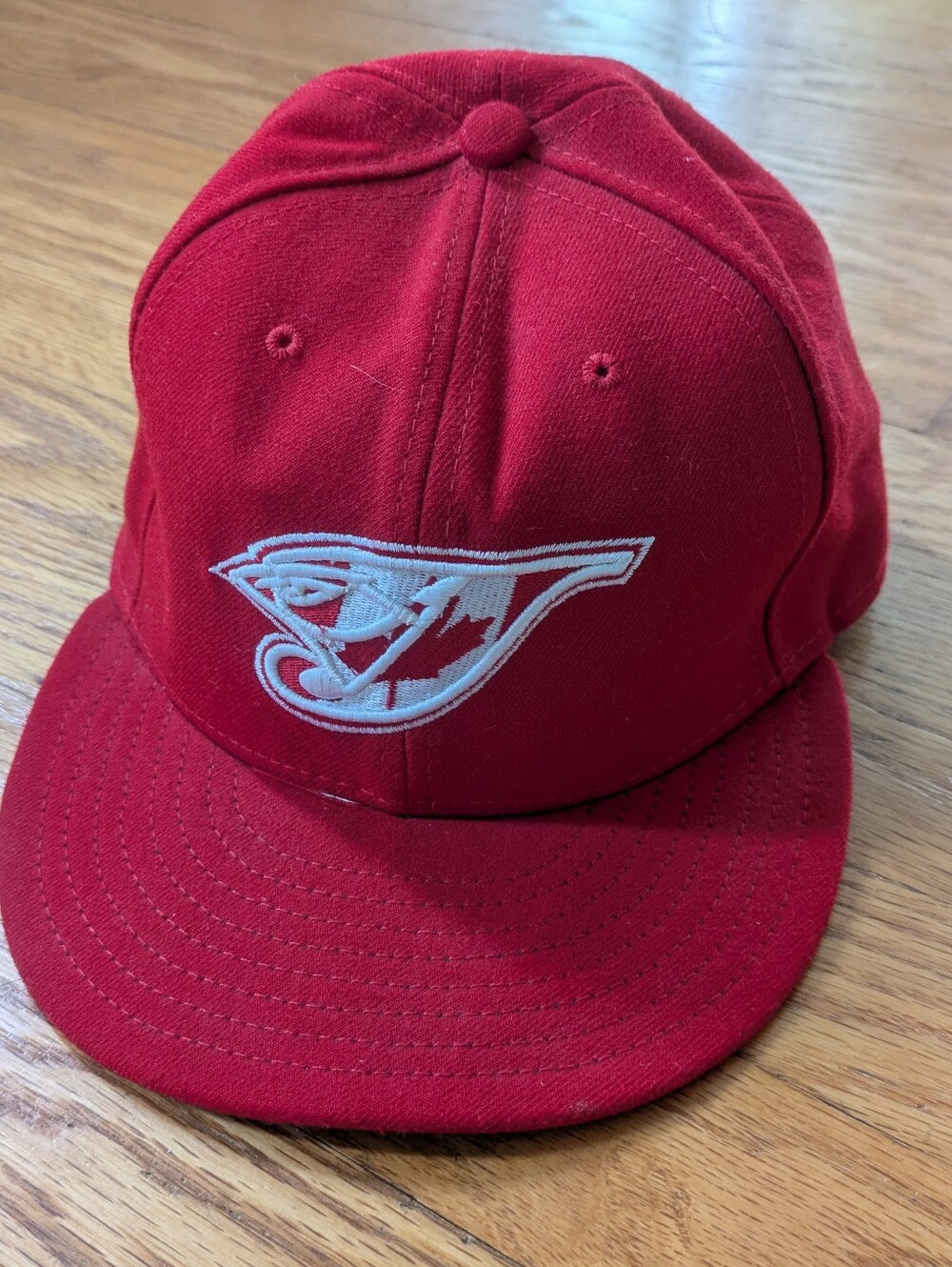 New Era Toronto Blue Jays Canada Day Baseball Cap, Red White, size 7 3/8
